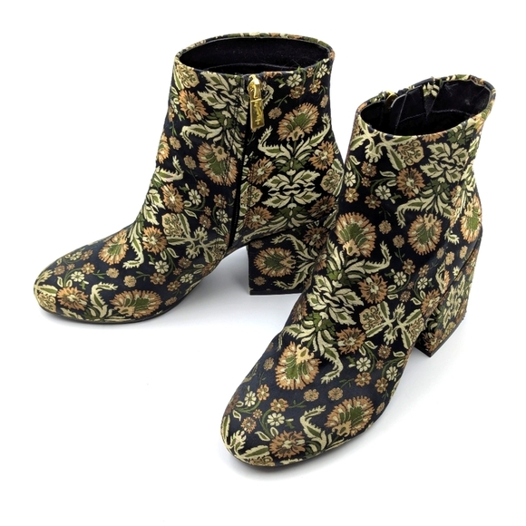 Kenneth Cole Reeve Tapestry Boots 8.5 - Picture 1 of 5